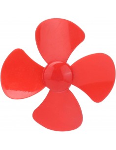 Red Four Blade Propeller 50mm